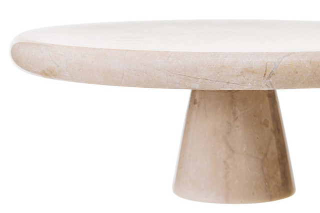 Premier Housewares Himaya Champagne Marble Cake Stand