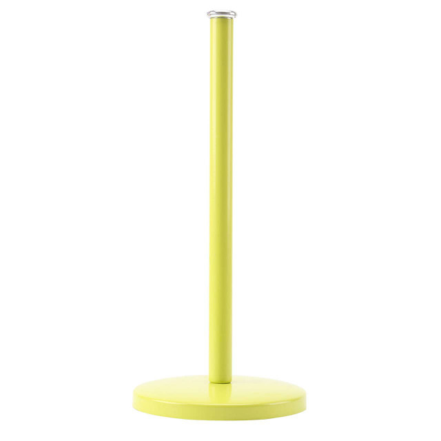 Premier Housewares Hirano Lime Green Metal Kitchen Roll Holder