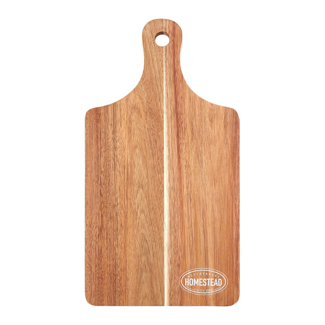 Premier Housewares Homestead Acacia Paddle Chopping And Serving Board