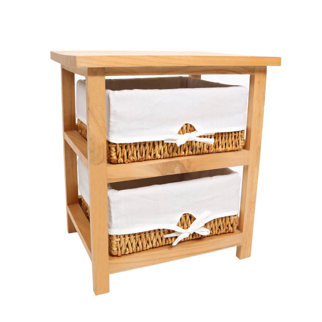 Premier Housewares Honey 2 Maize Baskets Storage Unit