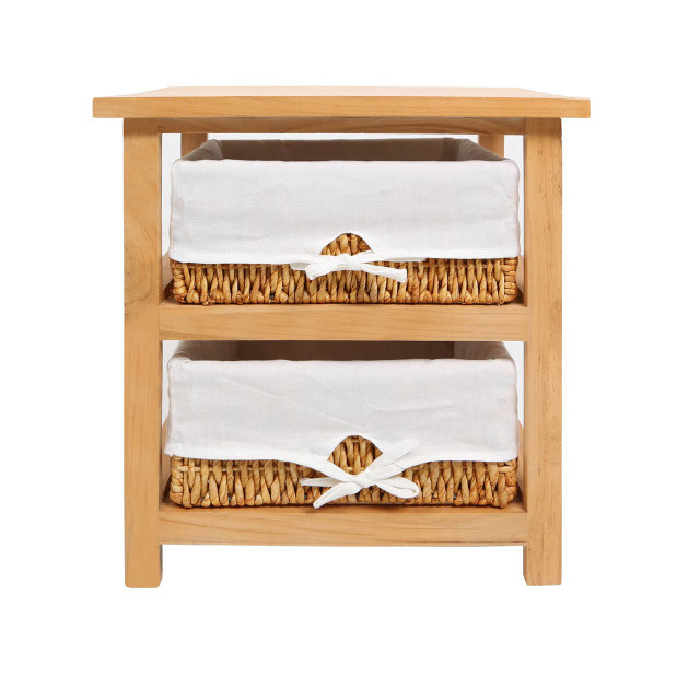 premier housewares Honey 2 Maize Baskets Storage Unit