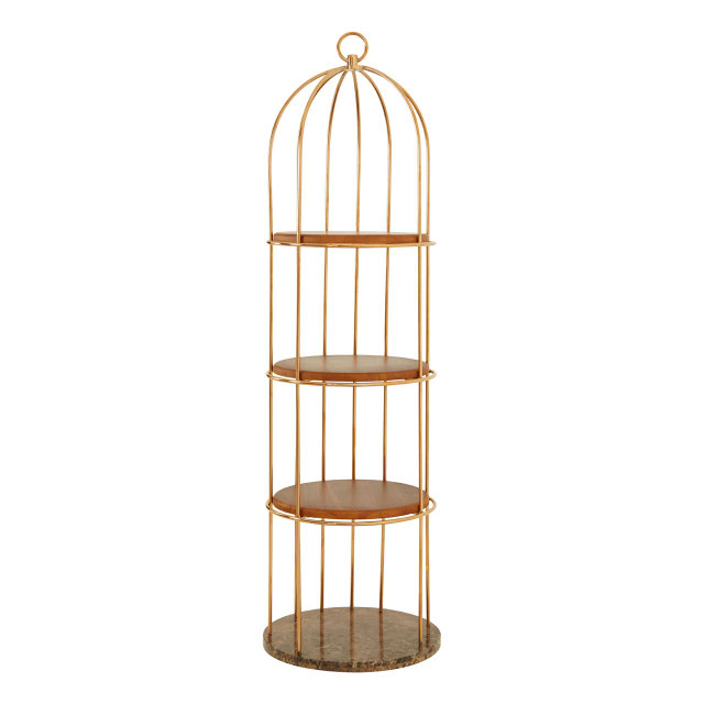 Premier Housewares Horizon 4 Tier Large Cage Design Shelf Unit