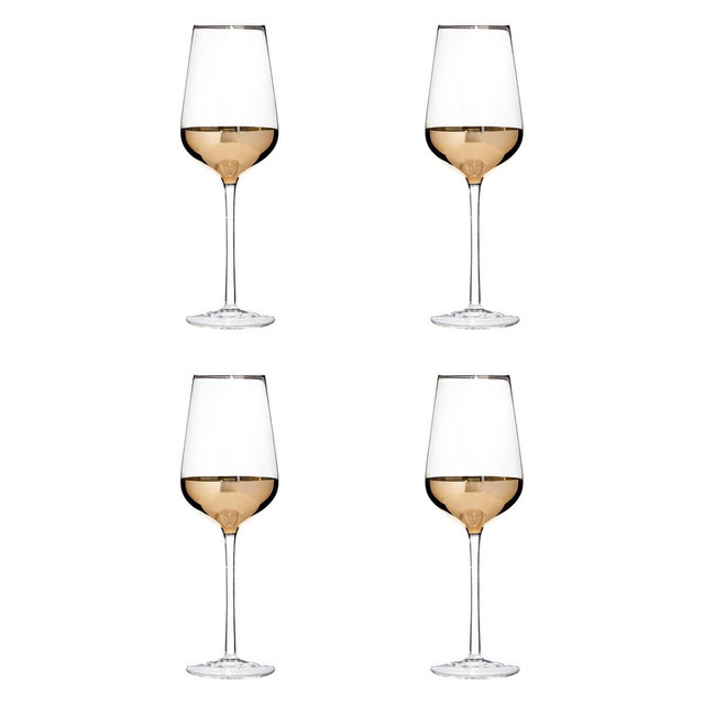 premier housewares Horizon Set Of Four Wine Glasses