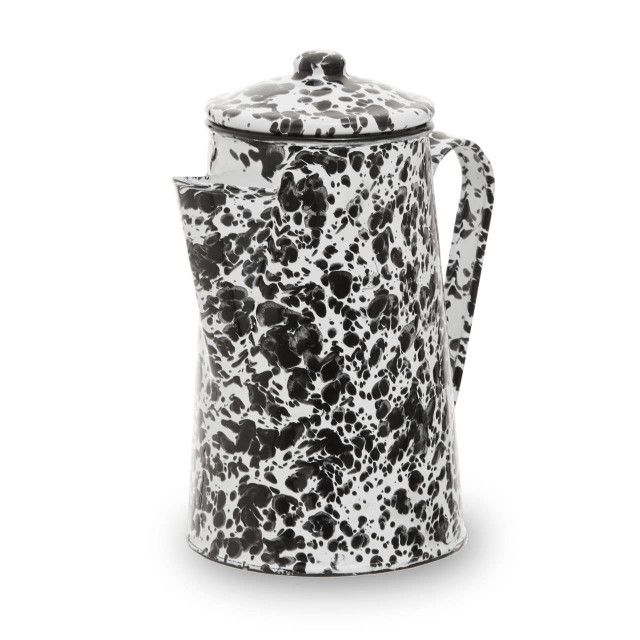 Premier Housewares Hygge Black And White Patterned Coffee Pot