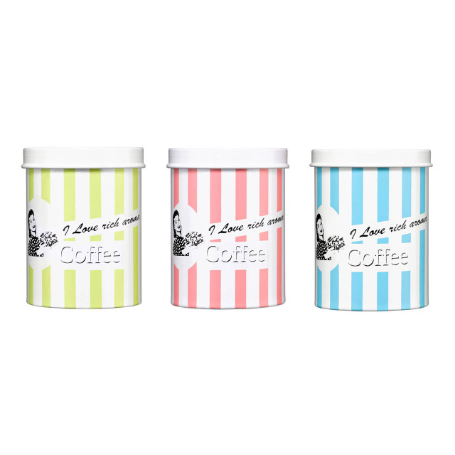 Premier Housewares I Love Rich Aroma Blue Coffee Canister