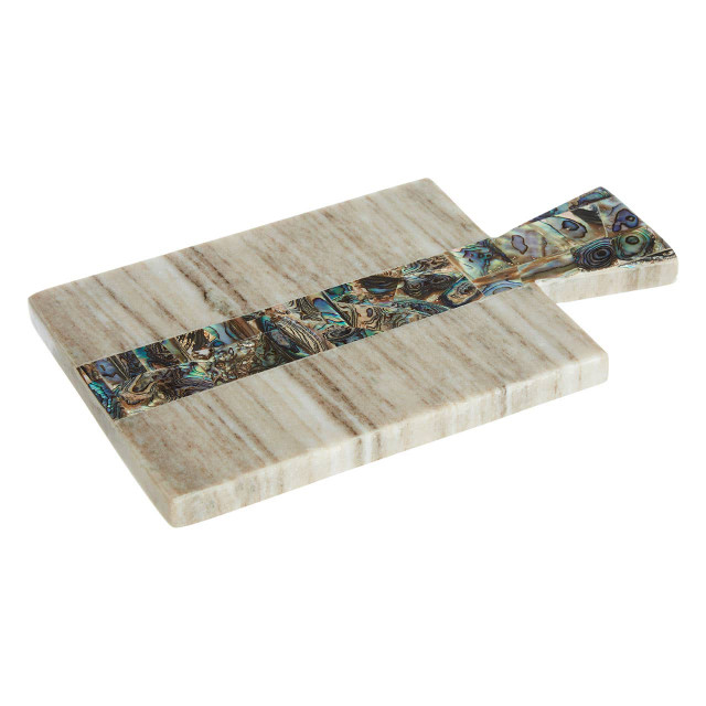 premier housewares Imogen Small Beige Marble Paddle Board