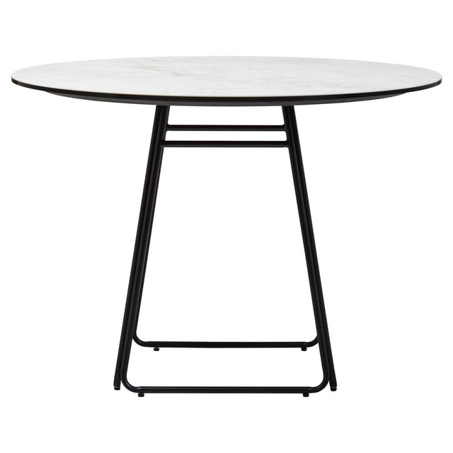 Premier Housewares Imperia Ceramic Marble Effect Round Dining Table