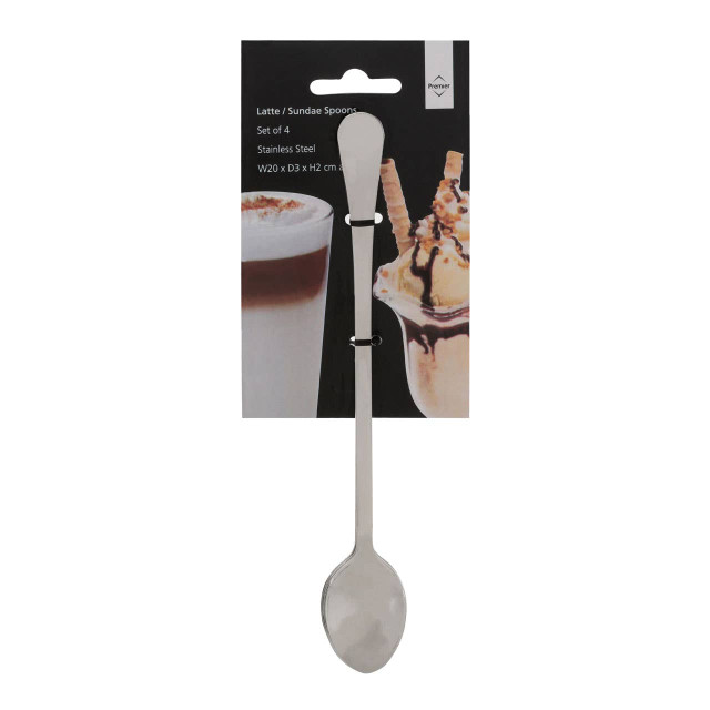 Premier Housewares Isla Set Of Four Latte And Sundae Spoons
