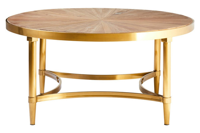 premier housewares Jana Coffee Table With Curved Frame
