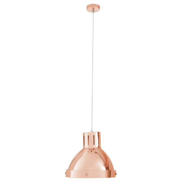 Premier Housewares Jasper Metal And Copper Pendant Light