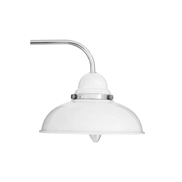 Premier Housewares Jasper White And Chrome 3 Light Pendant Light