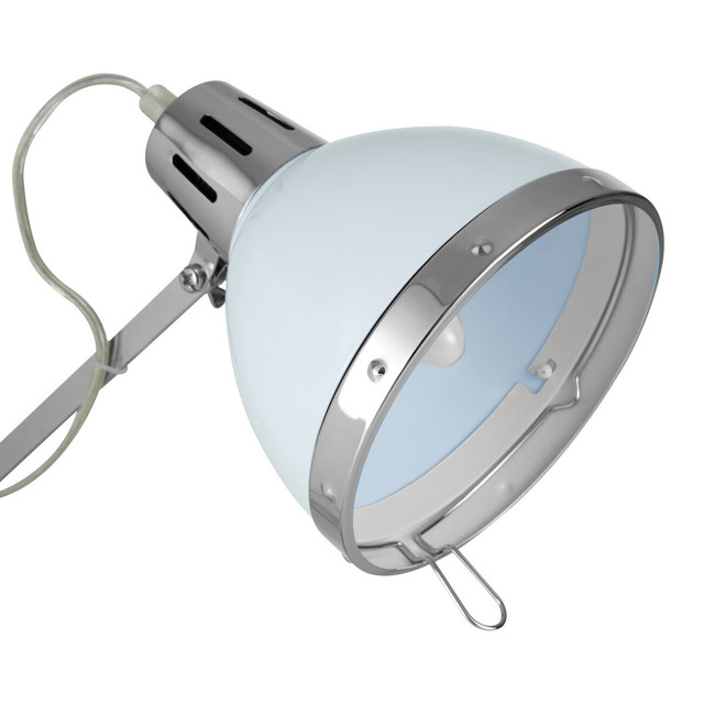 Premier Housewares Jasper White Shade Table Lamp With EU Plug