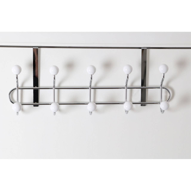 Premier Housewares Jaxen Over Door Hanger With 10 Ceramic Ball Hooks