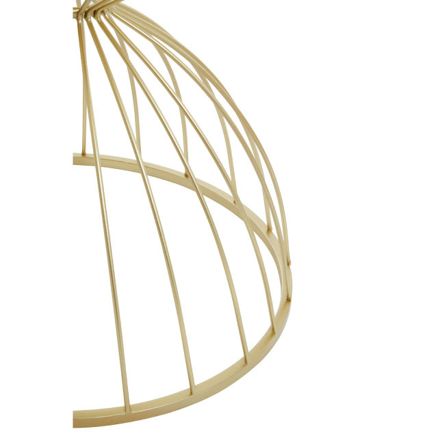 Premier Housewares Jolie Hourglass Mirrored Top Gold Frame Side Table