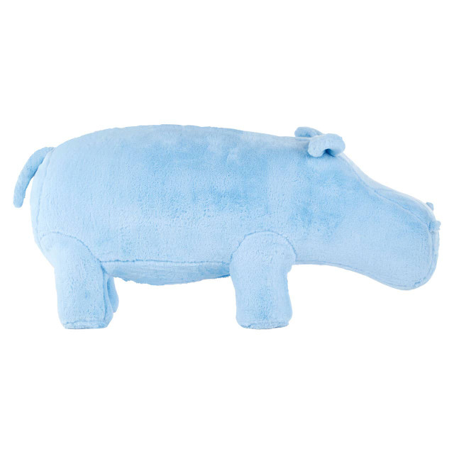Premier Housewares Jungle Safari Kids Blue Hippo Animal Stool