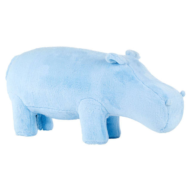 premier housewares Jungle Safari Kids Blue Hippo Animal Stool