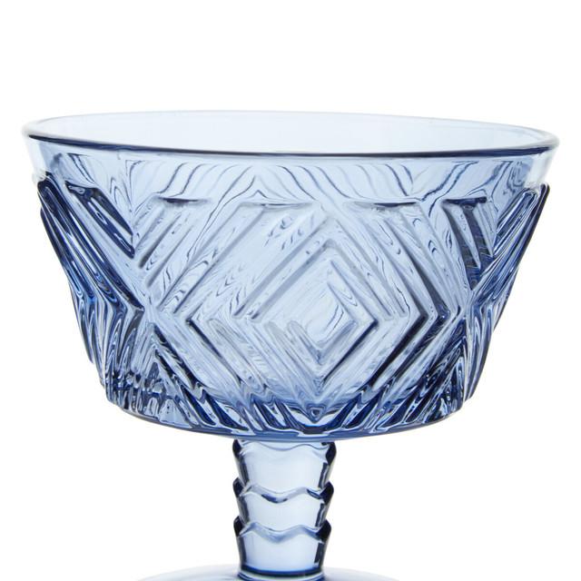 Premier Housewares Juno Set Of 4 Blue Dessert Dishes