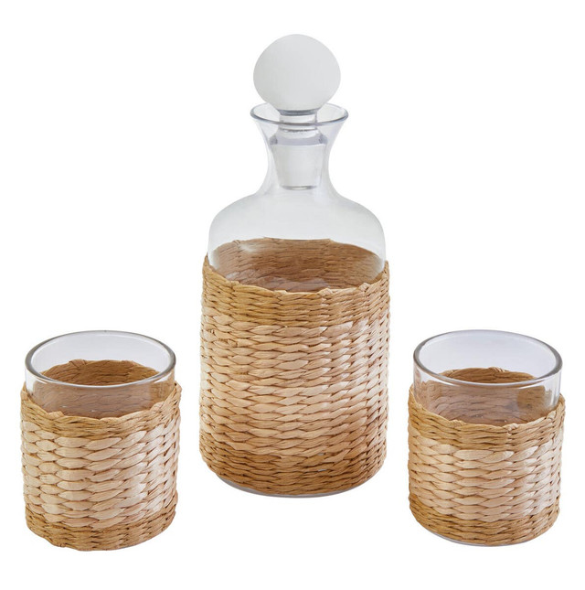 Premier Housewares Juno Three Piece Glass And Decanter Set