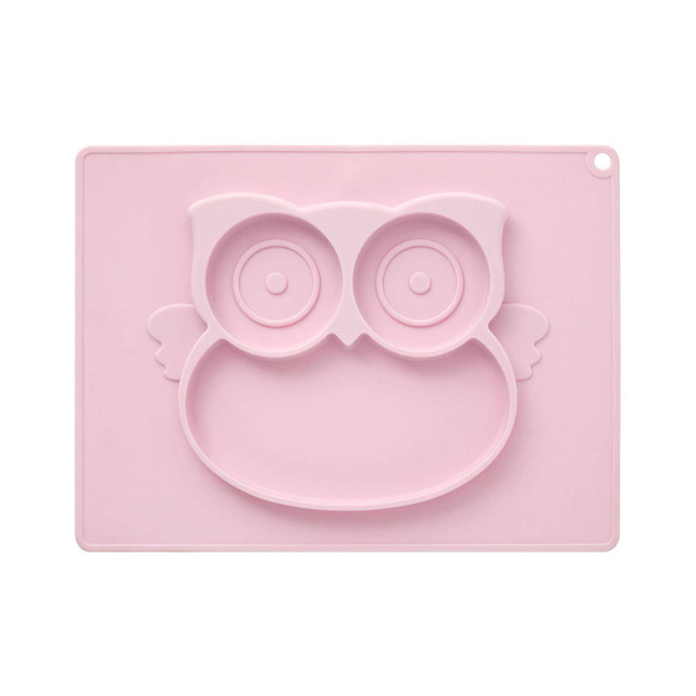 Premier Housewares Kai Silicone Divided Food Plate In Owl Shape