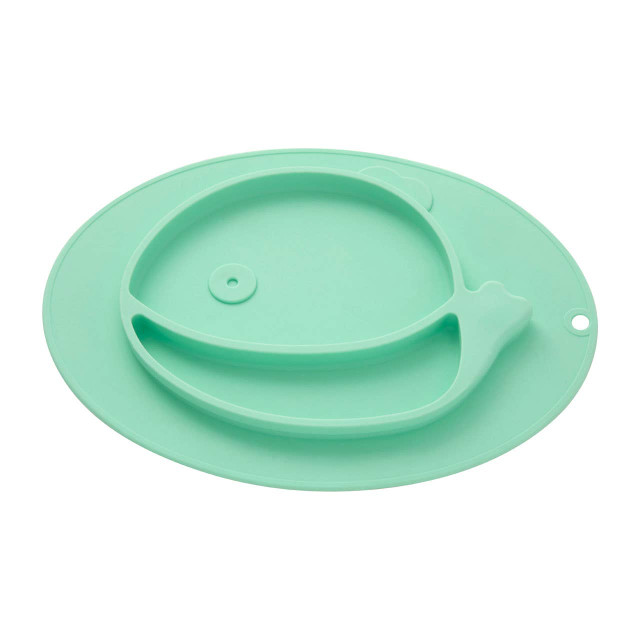 Premier Housewares Kai Silicone Divided Food Plate In Whale Shape