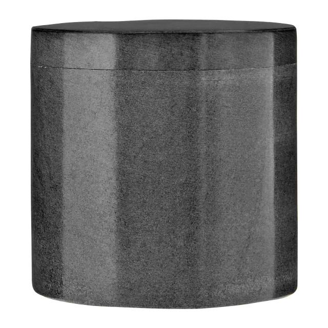 Premier Housewares Kamal Dark Grey Marble Effect Cotton Jar