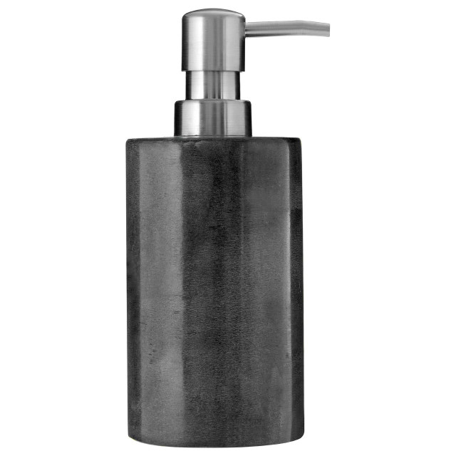 Premier Housewares Kamal Dark Grey Marble Effect Lotion Dispenser