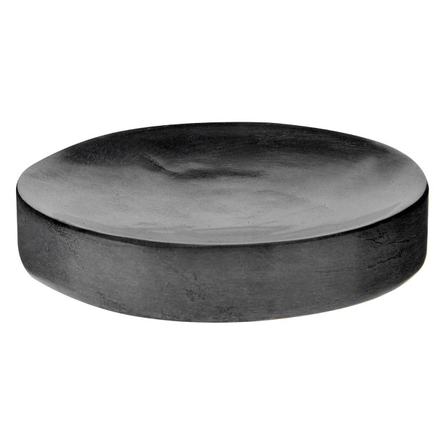 Premier Housewares Kamal Dark Grey Marble Effect Soap Dish