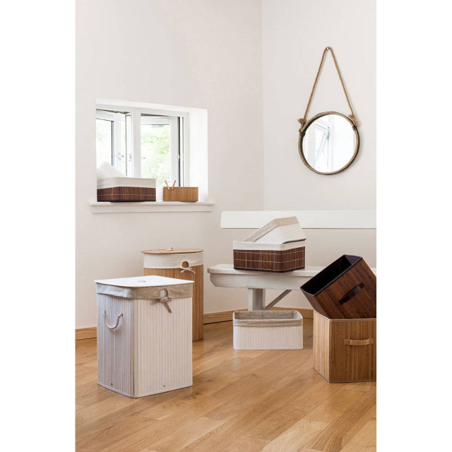 Premier Housewares Kankyo Dark Brown Bamboo Storage Box