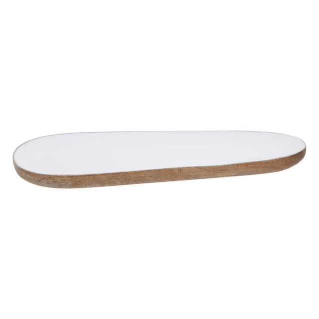 Premier Housewares Kara Mango Wood Large Oval Serving Platter