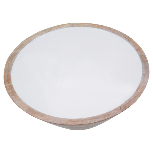 Premier Housewares Kara Mango Wood Medium Tapered Bowl