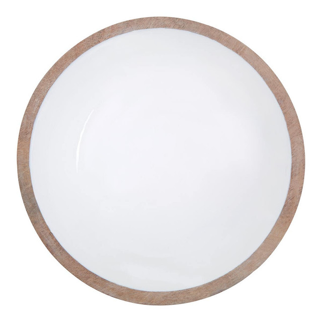 Premier Housewares Kara Mango Wood Round Serving Bowl