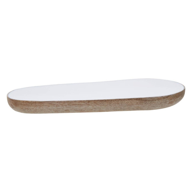 Premier Housewares Kara Mango Wood Small Oval Serving Dish