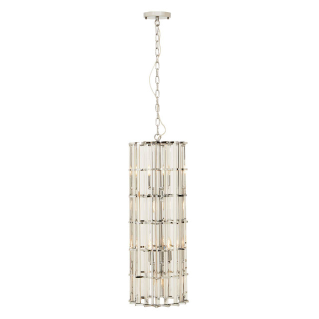 premier housewares Karli Glass And Chrome Finish Vertical Light
