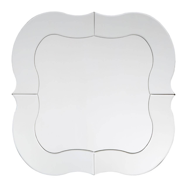 Premier Housewares Katelyn Silver Rounded Wall Mirror