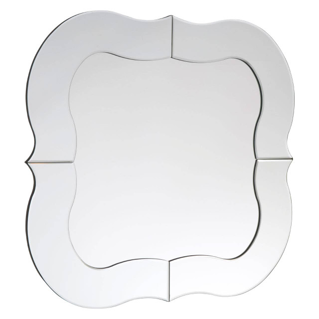 Premier Housewares Katelyn Silver Rounded Wall Mirror