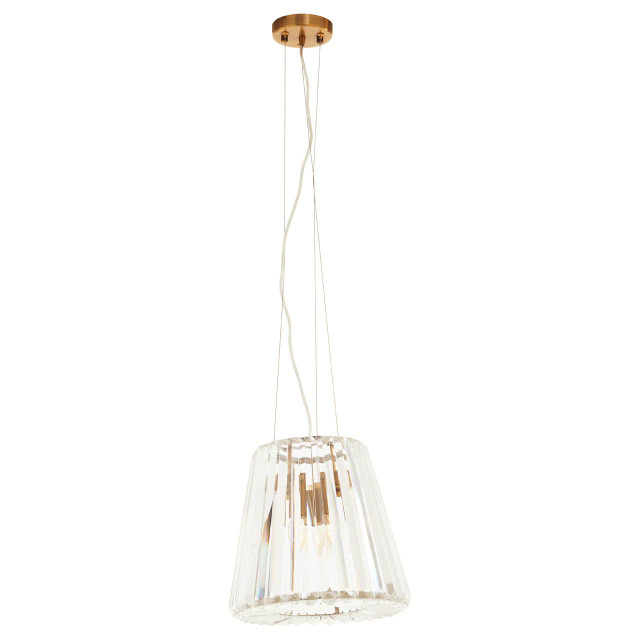 Premier Housewares Kensington Townhouse 3 Bulb Bronze Pendant Light