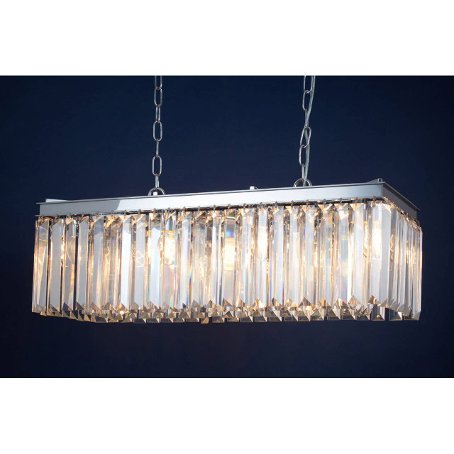 Premier Housewares Kensington Townhouse 8 Bulbs Pendant Light