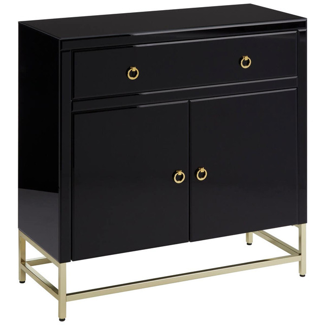Premier Housewares Kensington Townhouse Black Cabinet