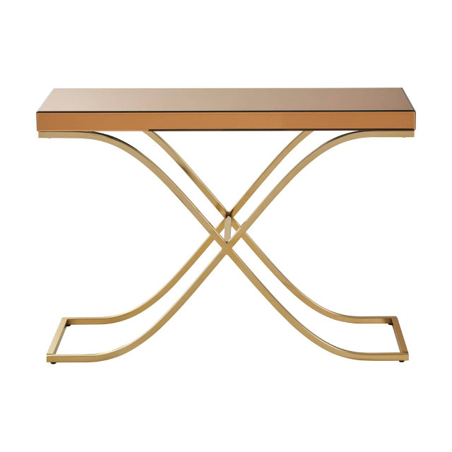 premier housewares Kensington Townhouse Brown Console Table