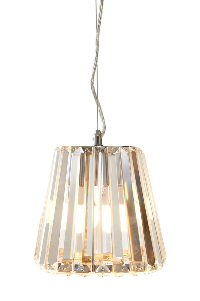 Premier Housewares Kensington Townhouse Chrome Pendant Light