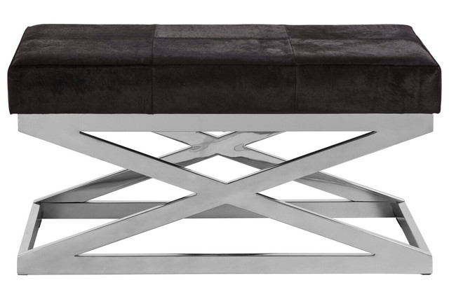 Premier Housewares Kensington Townhouse Cross Base Bench