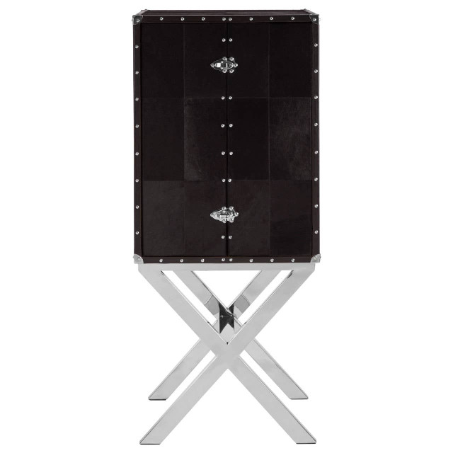 premier housewares Kensington Townhouse Cross Base Drinks Cabinet