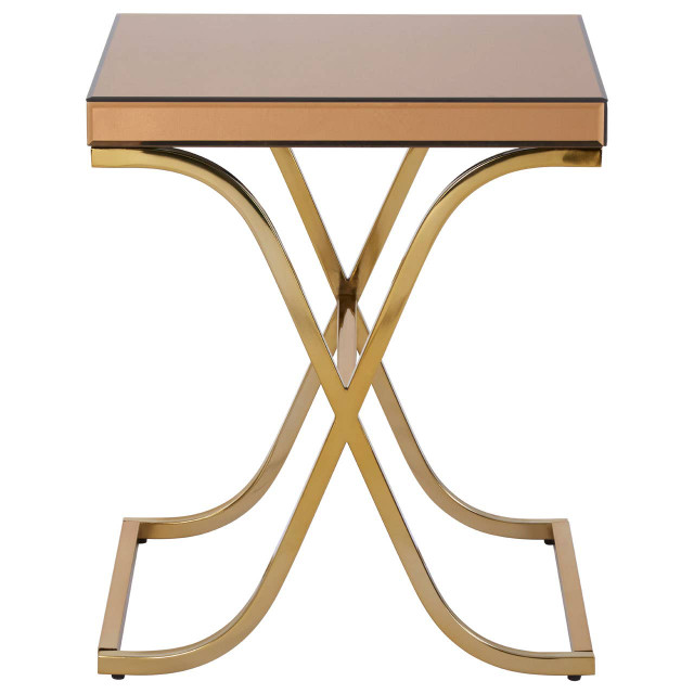 Premier Housewares Kensington Townhouse Cross Legs Side Table