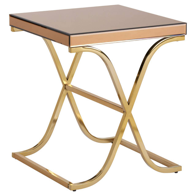 premier housewares Kensington Townhouse Cross Legs Side Table