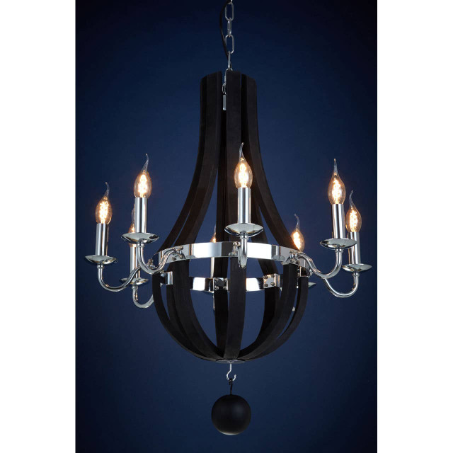 Premier Housewares Kensington Townhouse Curved Chandelier