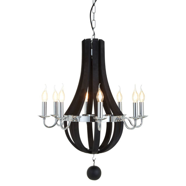 premier housewares Kensington Townhouse Curved Chandelier