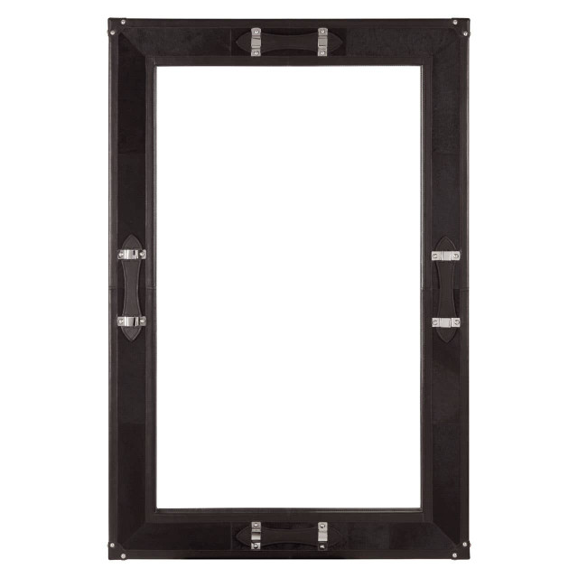 Premier Housewares Kensington Townhouse Leather Frame Mirror