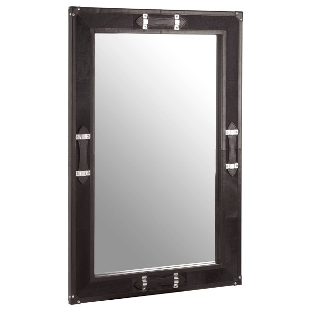 Premier Housewares Kensington Townhouse Leather Frame Mirror