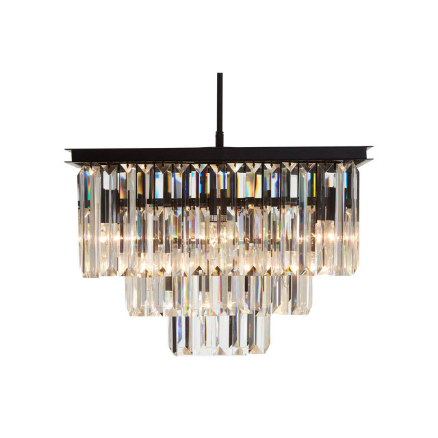 Premier Housewares Kensington Townhouse Multi Crystal Pendant Light