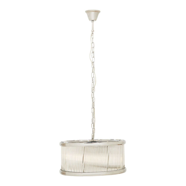 Premier Housewares Kensington Townhouse Nickel Pendant Light